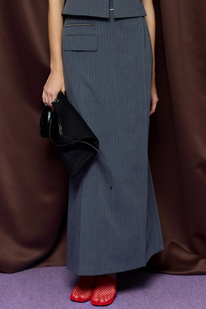 メゾンスペシャル/MAISON SPECIALの【予約販売】Sewing Tack Maxi Skirt/スーチングタックマキシスカート(110700/110703)