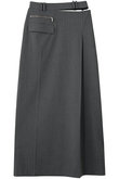 Sewing Tack Maxi Skirt/スーチングタックマキシスカート