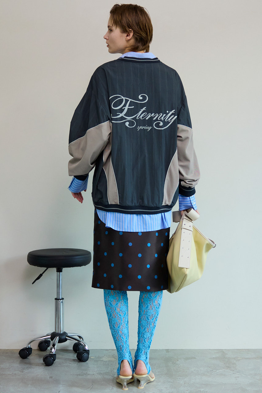MAISON SPECIAL(メゾンスペシャル)｜Polka Dot Mock-Neck Skirt/ドット