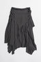 【予約販売】Asymmetrical Flare Skirt/2wayアシンメトリーフレアスカート メゾンスペシャル/MAISON SPECIAL C.GRY(チャコールグレー)
