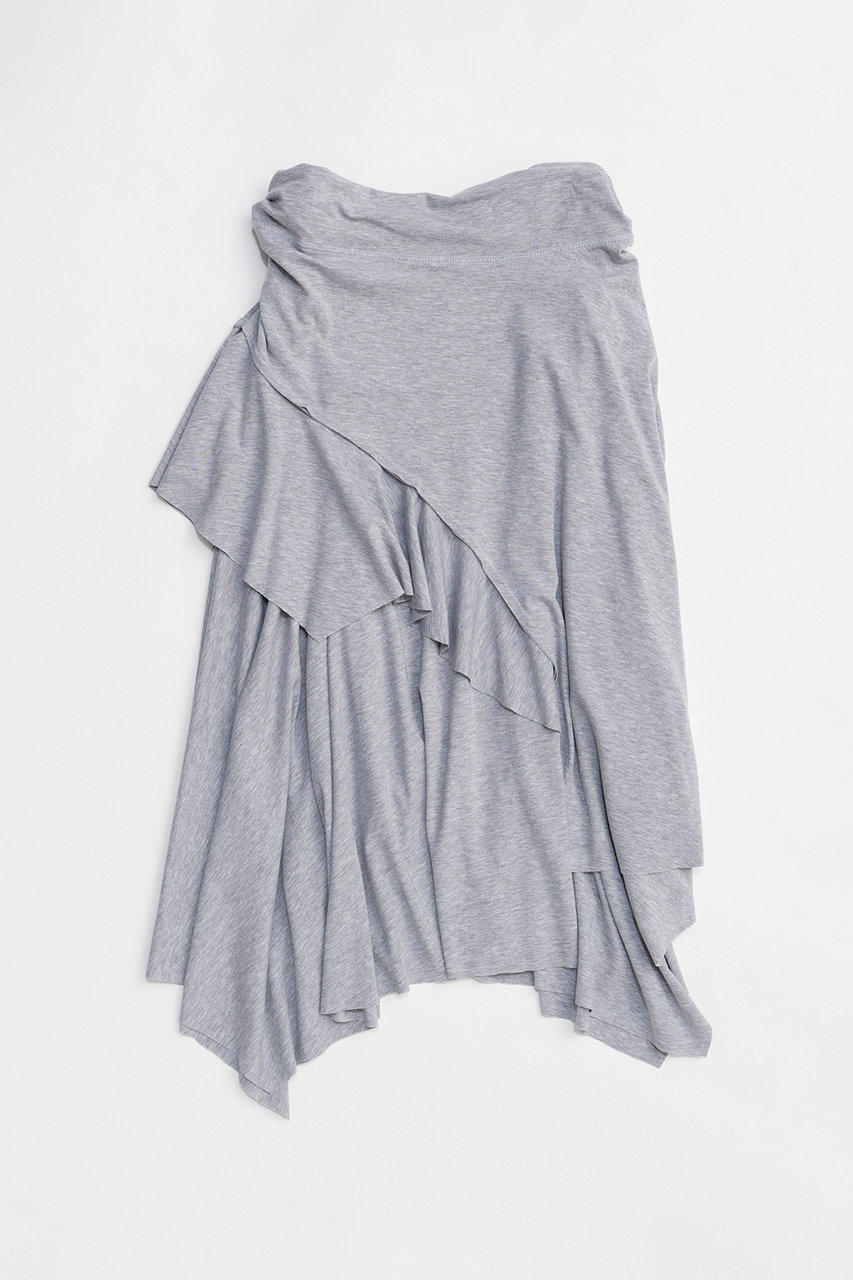 メゾンスペシャル/MAISON SPECIALの【予約販売】Asymmetrical Flare Skirt/2wayアシンメトリーフレアスカート(GRY(グレー)/21261515703)