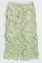 【予約販売】Random Shredding Skirt/ランダムシャーリングスカート メゾンスペシャル/MAISON SPECIAL M.GRN(ミントグリーン)