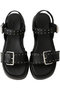 Studded Wide Belt Sandals/スタッズワイドベルトサンダル メゾンスペシャル/MAISON SPECIAL