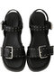 Studded Wide Belt Sandals/スタッズワイドベルトサンダル メゾンスペシャル/MAISON SPECIAL