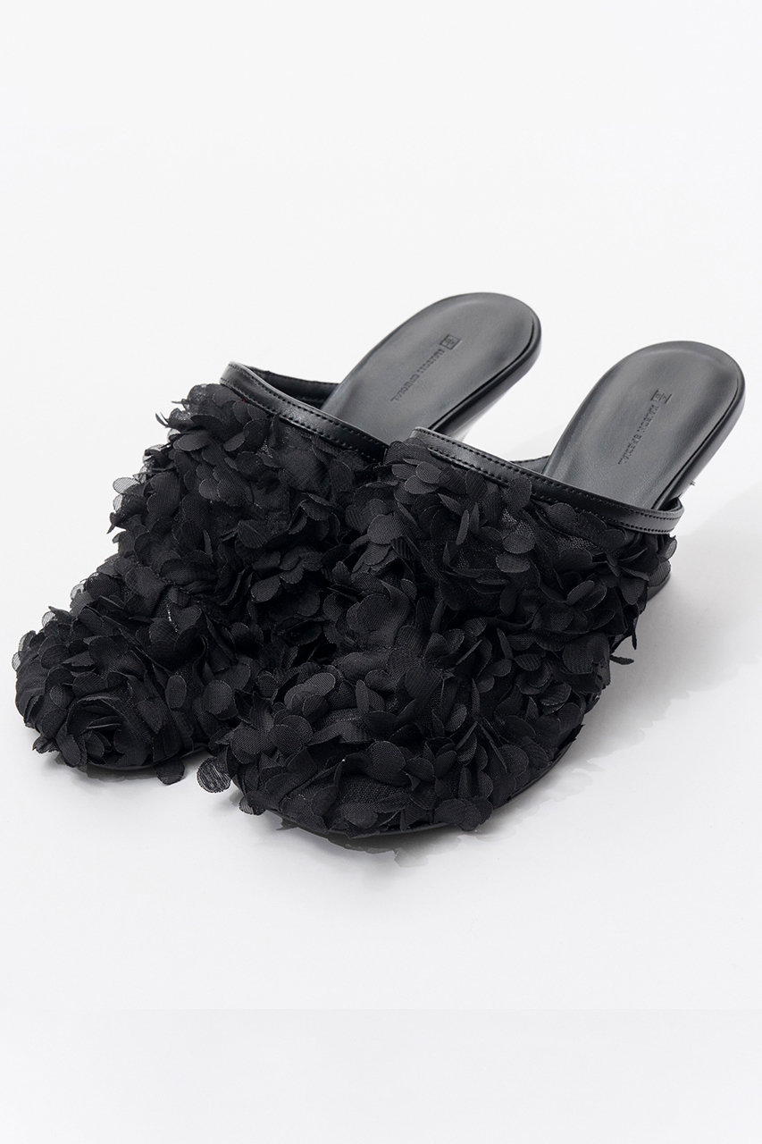 メゾンスペシャル/MAISON SPECIALのMulti-Fabric Mules/マルチファブリックミュール(BLK(ブラック)/21261565503)