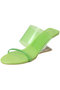 Clear Mules/ダブルベルトクリアミュール メゾンスペシャル/MAISON SPECIAL GRN(グリーン)