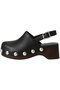 Volume Studded Wood Clogs/ボリュームスタッズウッドサボ メゾンスペシャル/MAISON SPECIAL
