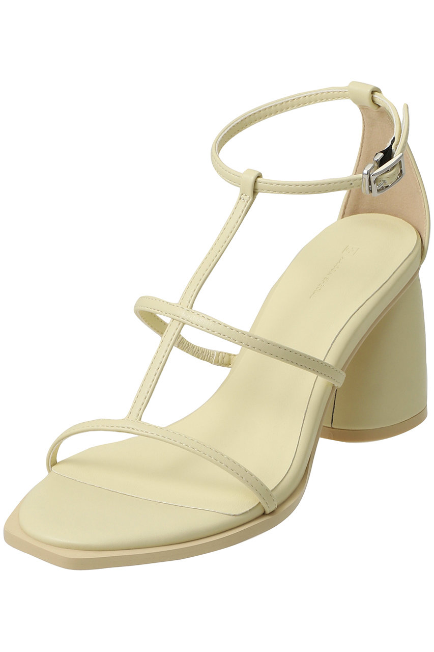 Plump Heel Nude Sandals/プランプピールヌーディサンダル