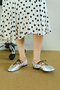 Lace-Up Gathered Flat Shoes/レースアップギャザーフラットシューズ メゾンスペシャル/MAISON SPECIAL