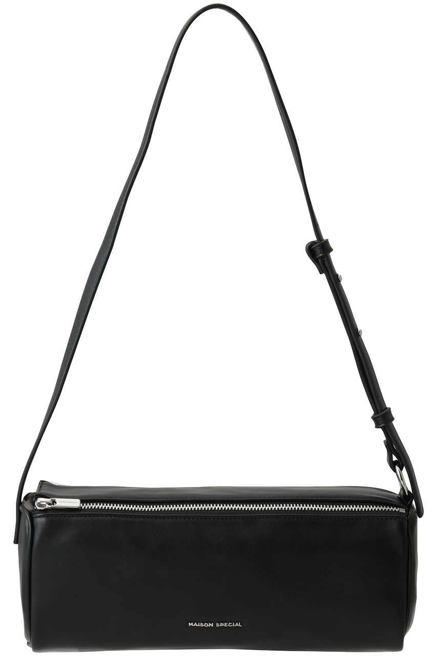 メゾンスペシャル/MAISON SPECIALのNarrow Double Zip Boston/ナローダブルジップボストン(BLK(ブラック)/21261615503)