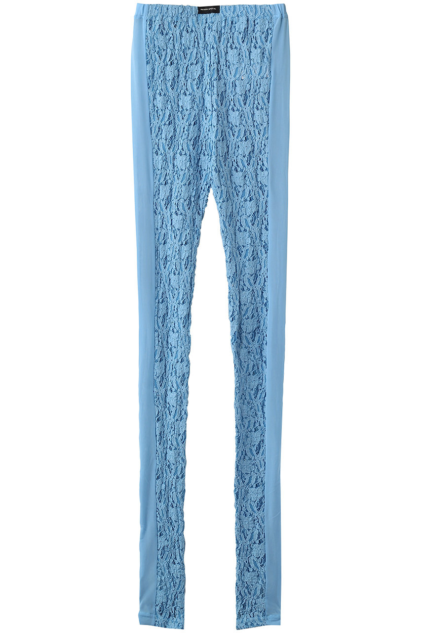 メゾンスペシャル/MAISON SPECIALのLace Leggings/レースレギンス(BLU(ブルー)/21261665204)