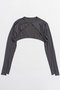【予約販売】Piercing Ring Short Bolero/ピアスリングショートボレロ メゾンスペシャル/MAISON SPECIAL C.GRY(チャコールグレー)