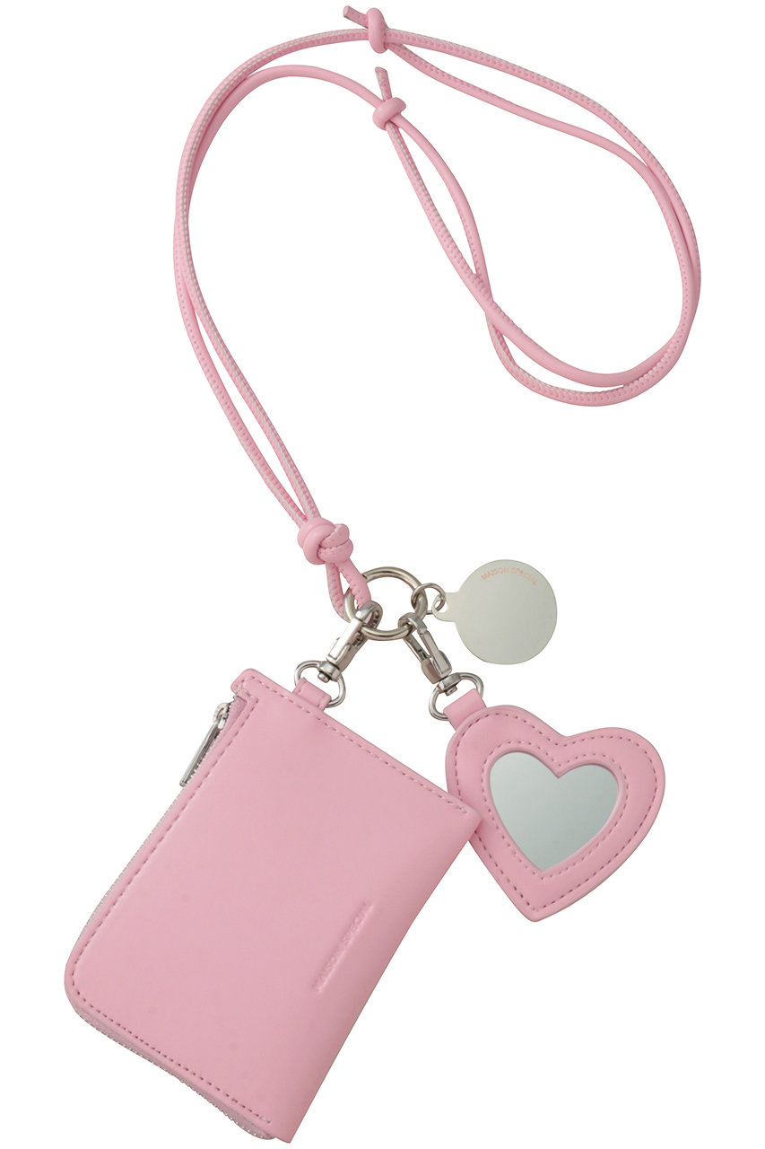 メゾンスペシャル/MAISON SPECIALのHeart Mirror & Square Case Smartphone Holder/ハートミラー＆スクエアケーススマホホルダー(PNK(ピンク)/21261665502)