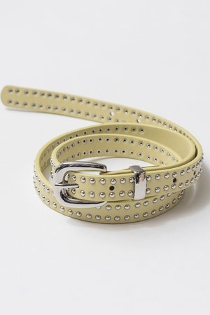 メゾンスペシャル/MAISON SPECIALの【予約販売】Studded Thin Belt/スタッズ細ベルト(140500/140501)