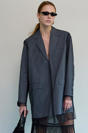 メゾンスペシャル/MAISON SPECIALの【予約販売】Jacket Mini Dress/ジャケットミニワンピース(110500/110502)