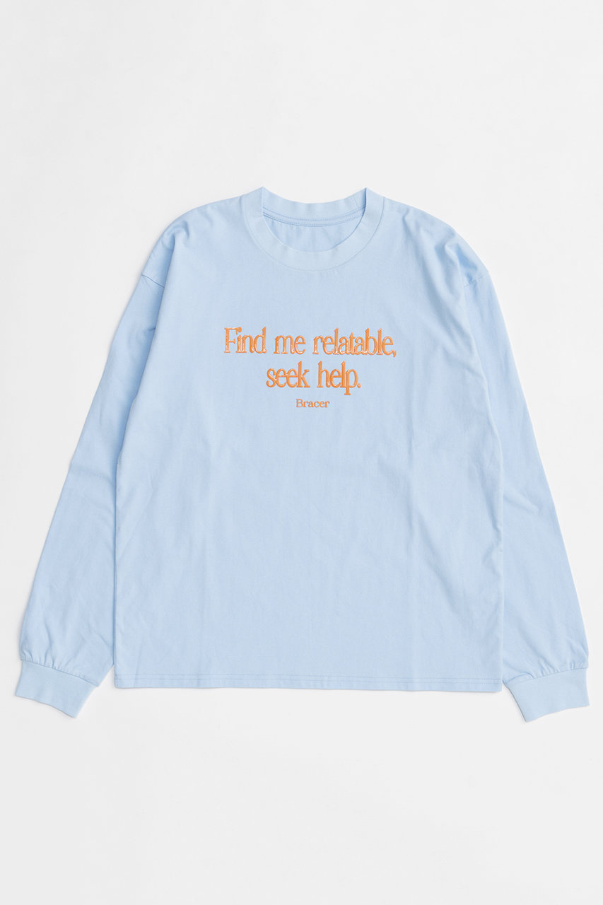 メゾンスペシャル/MAISON SPECIALのFind Me Long T-Shirt/Find meロンTEE(BLU(ブルー)/21261415705)