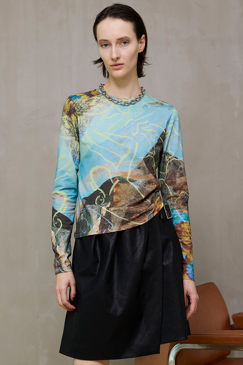MAISON SPECIAL イマジネーションプリントトップス MAISON SPECIAL(メゾンスペシャル)｜Imagination Print Tops