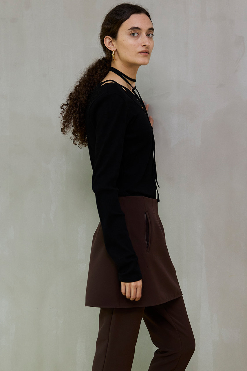 MAISON SPECIAL(メゾンスペシャル)｜Layered Rib Top/レイヤードリブ
