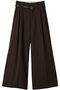 Color Two-Tuck Wide Pants/カラーツータックワイドパンツ メゾンスペシャル/MAISON SPECIAL BRN(ブラウン)