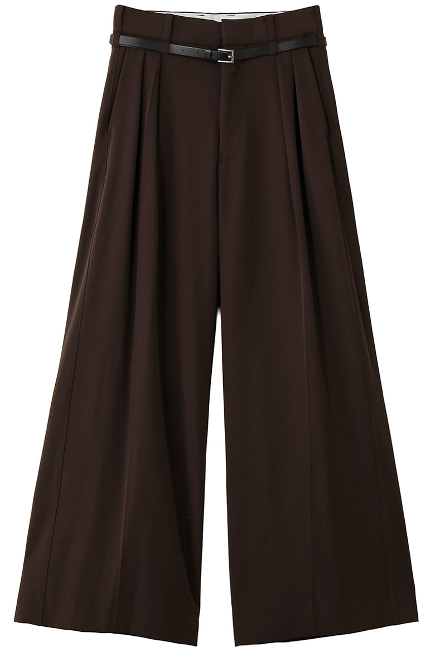 メゾンスペシャル/MAISON SPECIALのColor Two-Tuck Wide Pants/カラーツータックワイドパンツ(BRN(ブラウン)/21261465208)