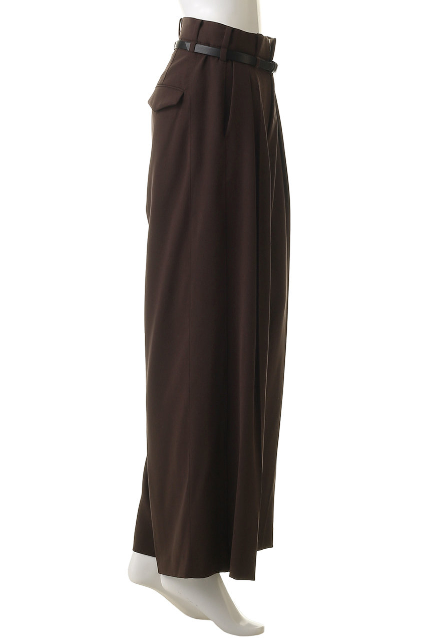 MAISON SPECIAL(メゾンスペシャル)｜Color Two-Tuck Wide Pants/カラー 
