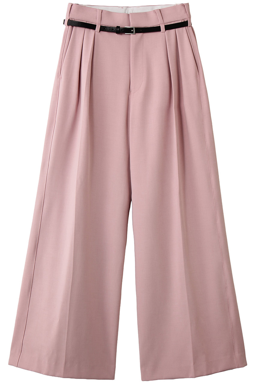 メゾンスペシャル/MAISON SPECIALのColor Two-Tuck Wide Pants/カラーツータックワイドパンツ(PNK(ピンク)/21261465208)