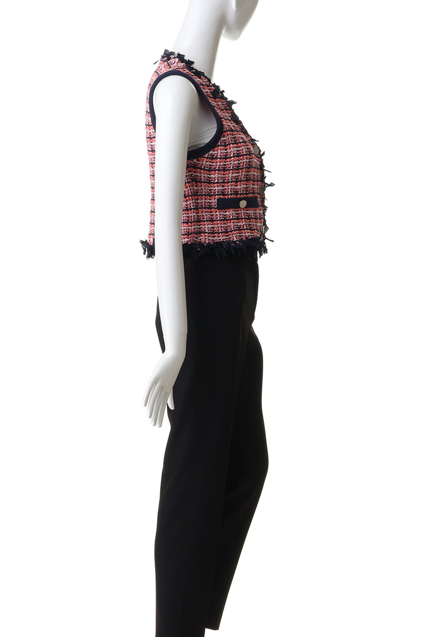 MAISON SPECIAL(メゾンスペシャル)｜Tweed Knit Vest/ツイードニット