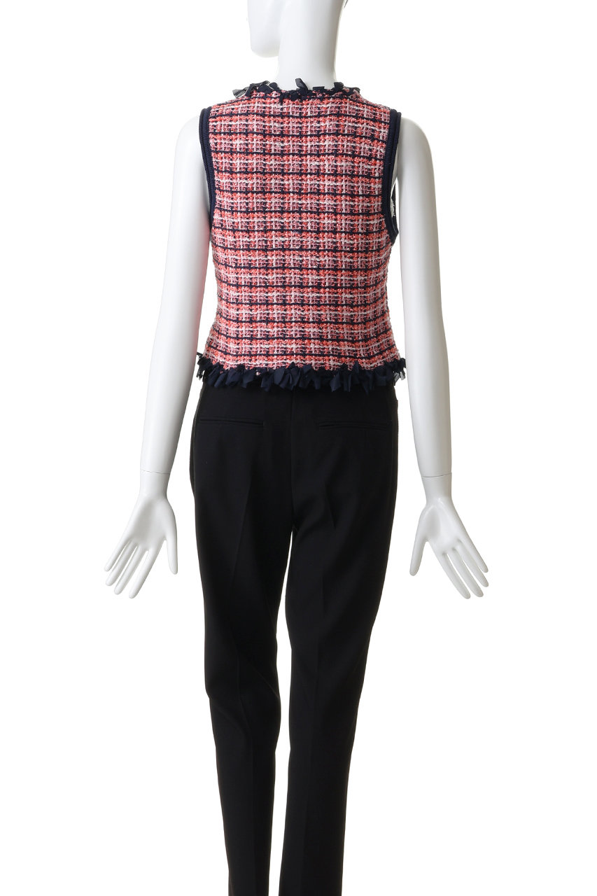 MAISON SPECIAL(メゾンスペシャル)｜Tweed Knit Vest/ツイードニット