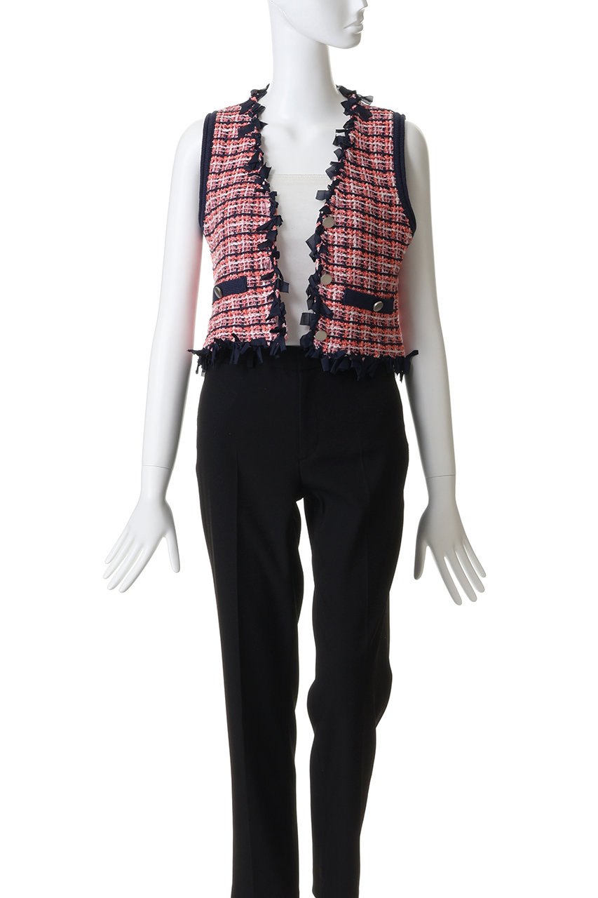 MAISON SPECIAL(メゾンスペシャル)｜Tweed Knit Vest/ツイードニット