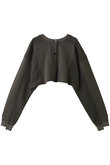 2-Way Short Sweat Cardigan/2WAYショートスウェットカーディガン