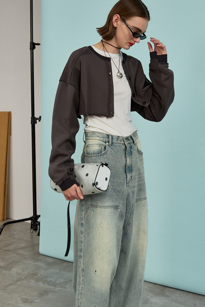 MAISON SPECIAL(メゾンスペシャル)｜2-Way Short Sweat Cardigan/2WAY