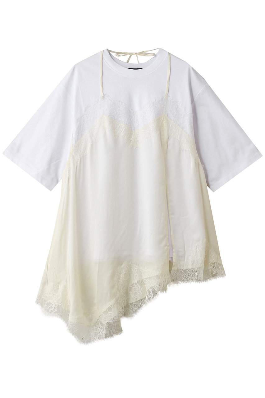 メゾンスペシャル/MAISON SPECIALの【予約販売】Lace Docking Layered TEE/レースドッキングレイヤードTEE(WHT(ホワイト)/21261415808)