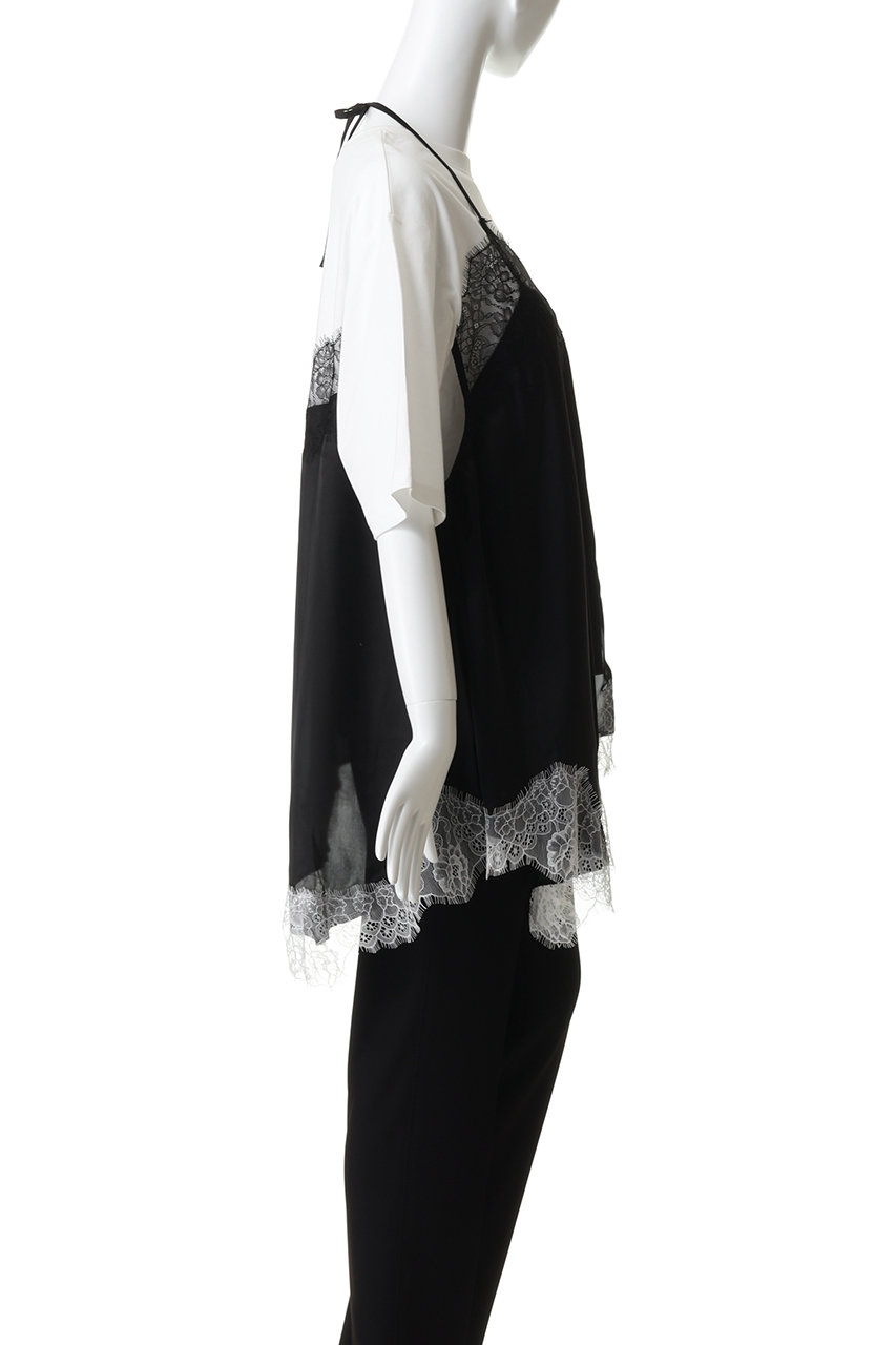 MAISON SPECIAL(メゾンスペシャル)｜Lace Docking Layered TEE/レース