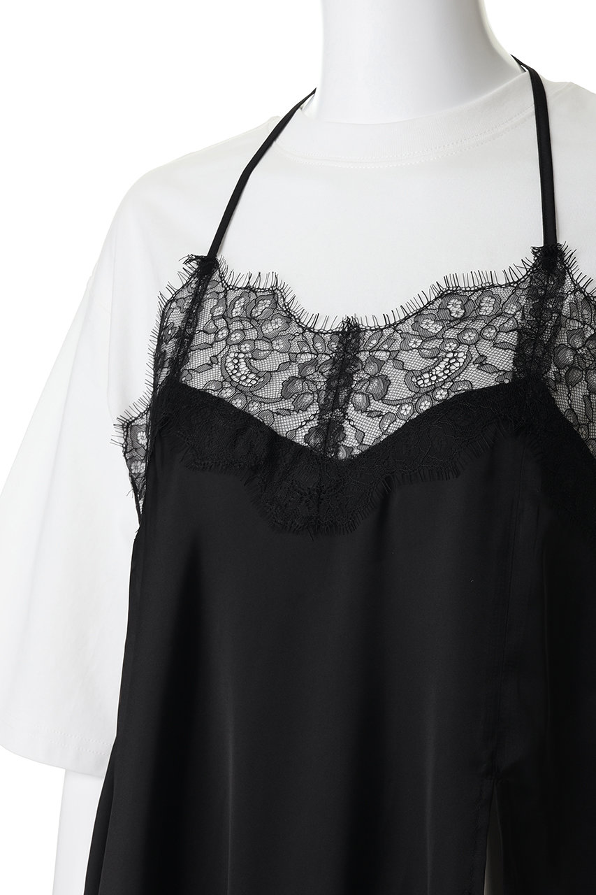 MAISON SPECIAL(メゾンスペシャル)｜Lace Docking Layered TEE/レース