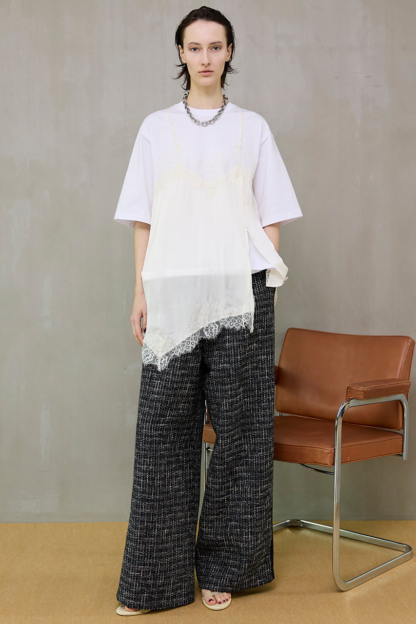 【MAISON SPECIAL/メゾンスペシャル】レースドッキングレイヤードT MAISON SPECIAL(メゾンスペシャル)｜Lace Docking Layered TEE/レース