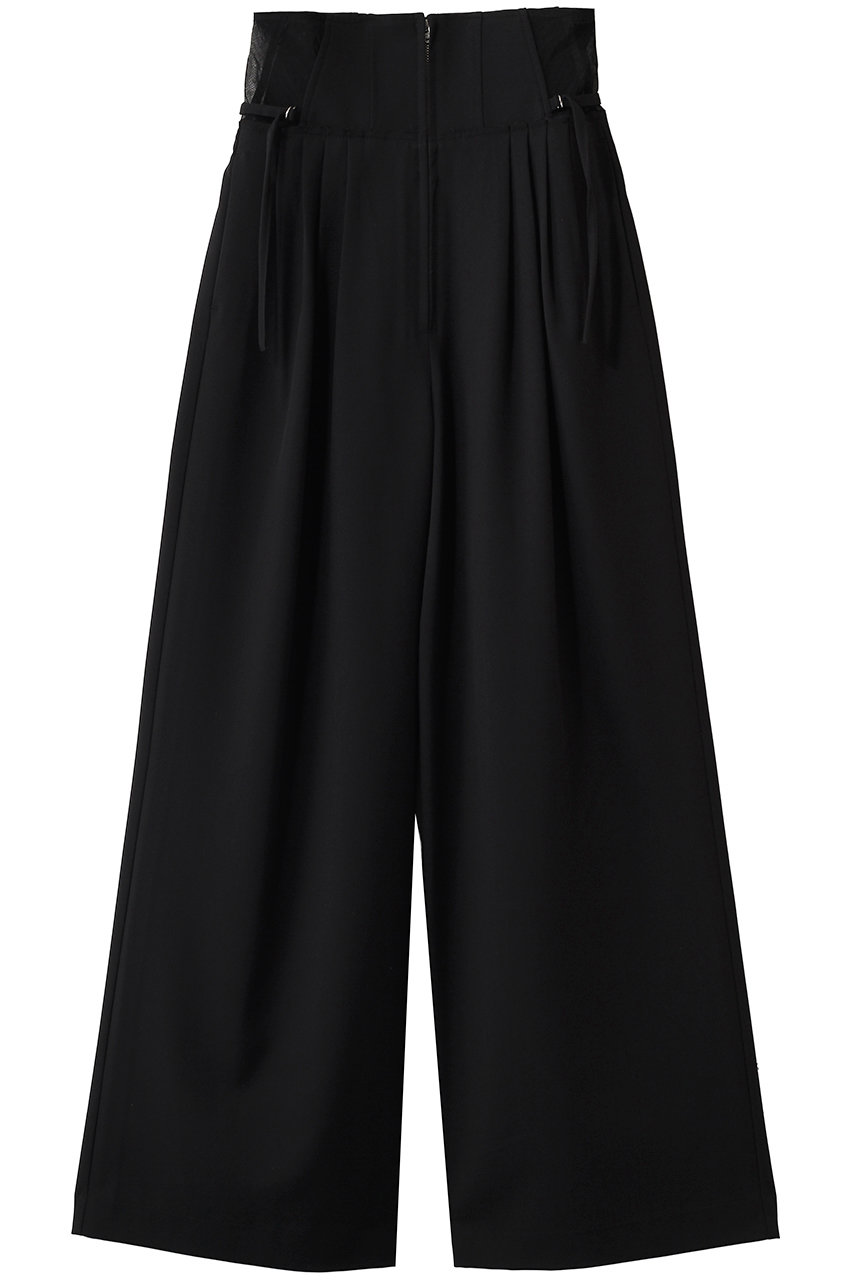メゾンスペシャル/MAISON SPECIALのHigh Waist Wide Pants/ハイウエストワイドパンツ(BLK(ブラック)/21261465816)