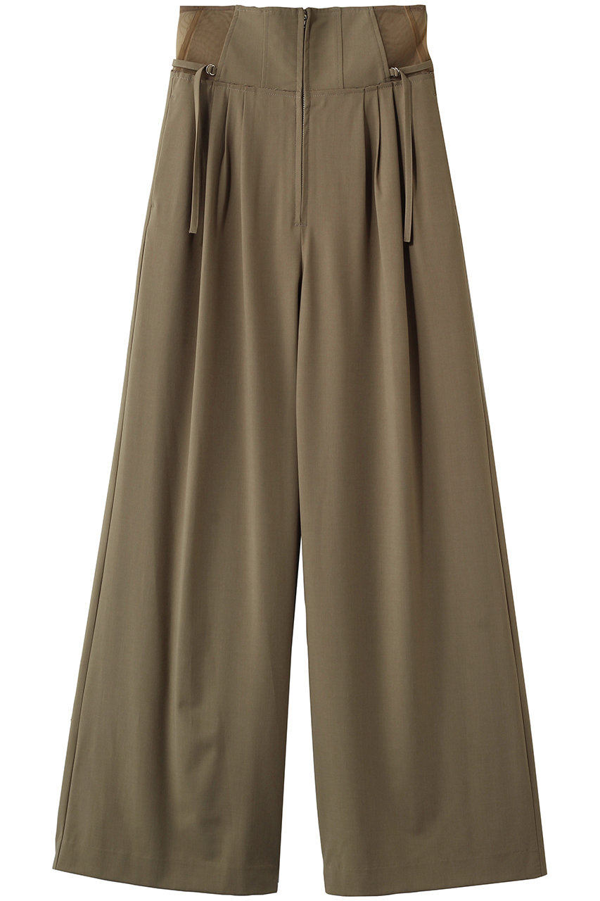 メゾンスペシャル/MAISON SPECIALのHigh Waist Wide Pants/ハイウエストワイドパンツ(BGE(ベージュ)/21261465816)