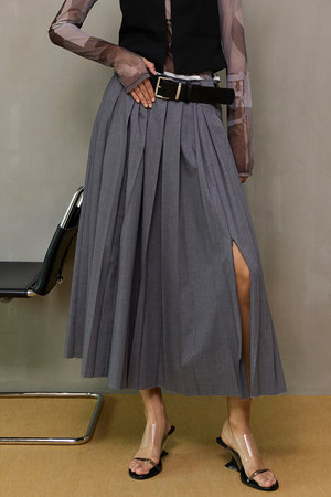 メゾンスペシャル/MAISON SPECIALの【予約販売】Belted Pleated Skirt/ベルテッドプリーツスカート(110700/110703)