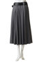 【予約販売】Belted Pleated Skirt/ベルテッドプリーツスカート メゾンスペシャル/MAISON SPECIAL