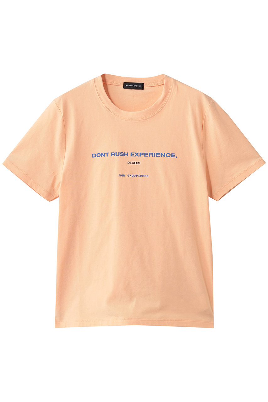 メゾンスペシャル/MAISON SPECIALのexeperienceロゴＴシャツ(ORG(オレンジ)/21261415813)