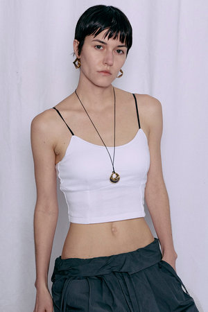 メゾンスペシャル/MAISON SPECIALの【Miller×MAISON SPECIAL】コラボクロップドキャミソールブラ(110100/110101)