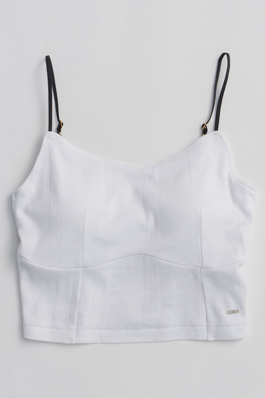 メゾンスペシャル/MAISON SPECIALの【Miller×MAISON SPECIAL】コラボクロップドキャミソールブラ(WHT(ホワイト)/21261415309)