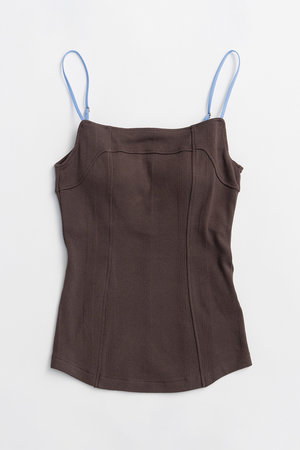 メゾンスペシャル/MAISON SPECIALの【Miller×MAISON SPECIAL】コラボバックオープンキャミソール(110100/110101)