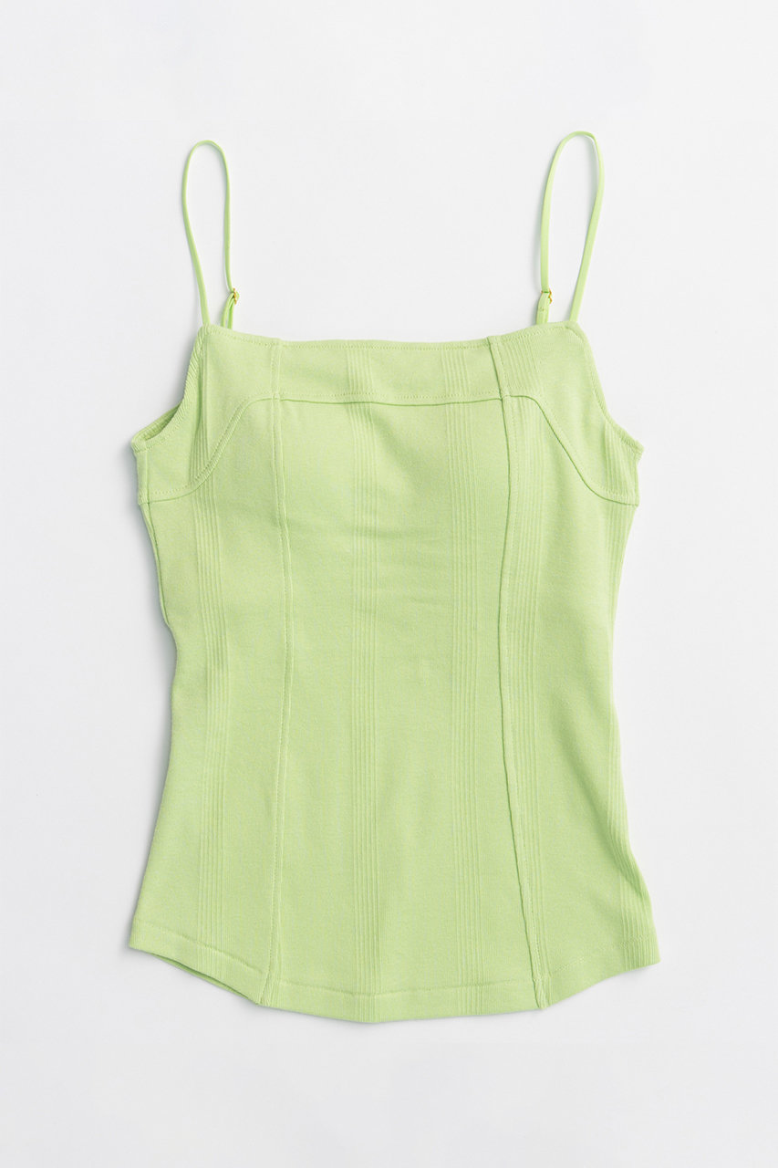 メゾンスペシャル/MAISON SPECIALの【Miller×MAISON SPECIAL】コラボバックオープンキャミソール(LIME(ライム)/21261415308)