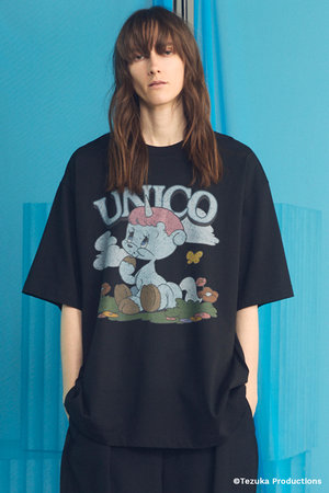 メゾンスペシャル/MAISON SPECIALの【予約販売】【UNISEX】【TEZUKA CHARACTERS for MAISON SPECIAL】- UNICO - Prime-Over Crew Neck Graphic T-Shirt/- ユニコ - プライムオーバークルーネックグラフィックTシャツ