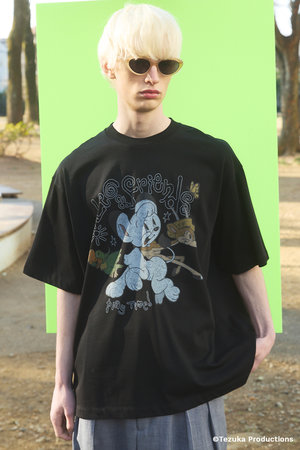 メゾンスペシャル/MAISON SPECIALの【UNISEX】【TEZUKA CHARACTERS for MAISON SPECIAL】- JUNGLE EMPEROR LEO - Prime-Over Crew Neck Graphic T-Shirt/- ジャングル大帝レオ - プライムオーバークルーネックグラフィックTシャツ(110100/110102)