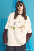 【UNISEX】【TEZUKA CHARACTERS for MAISON SPECIAL】- JUNGLE EMPEROR LEO - Prime-Over Crew Neck Graphic T-Shirt/- ジャングル大帝レオ - プライムオーバークルーネックグラフィックTシャツ