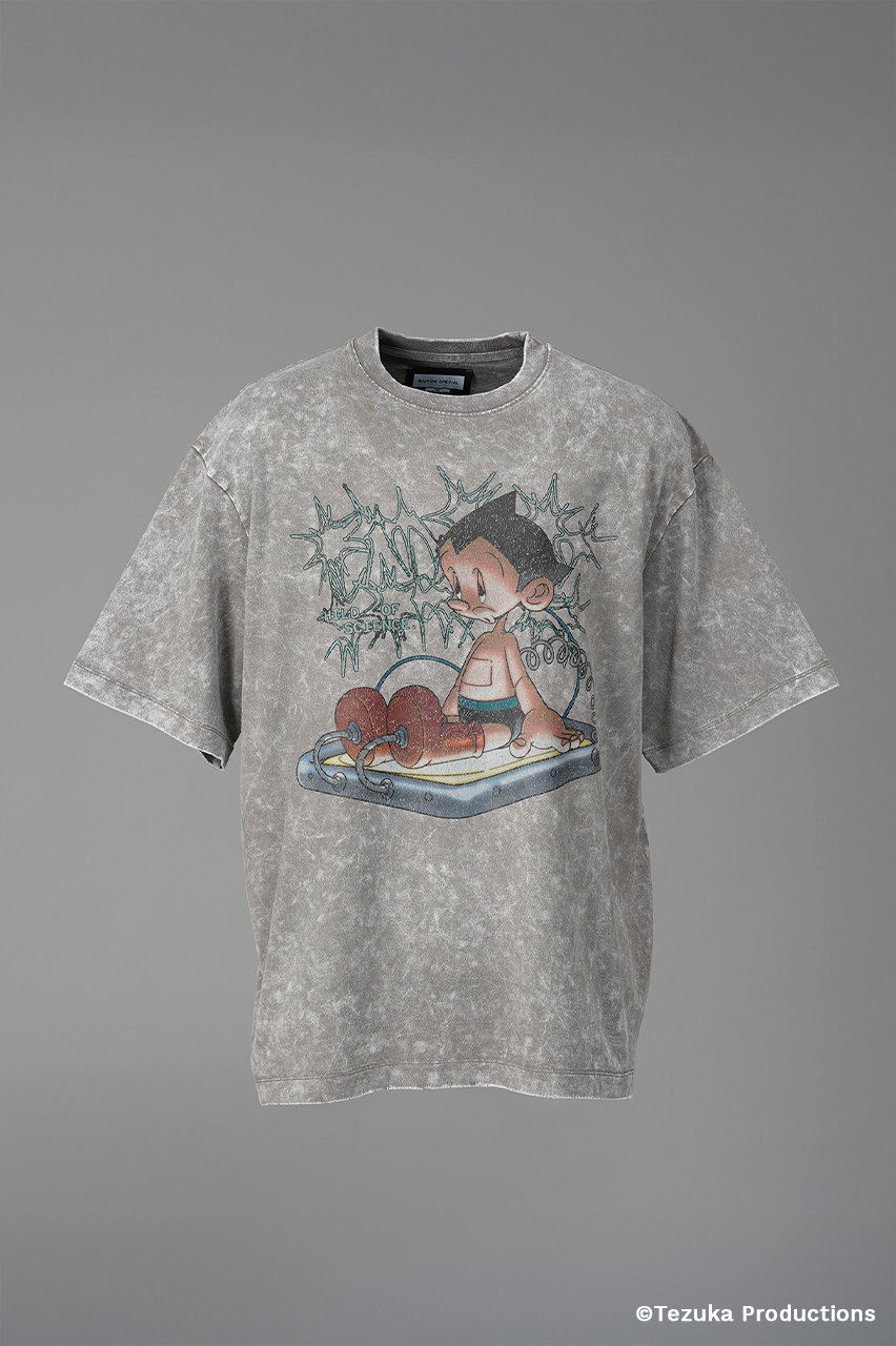 メゾンスペシャル/MAISON SPECIALの【予約販売】【UNISEX】【TEZUKA CHARACTERS for MAISON SPECIAL】- ASTRO BOY - Prime-Over Fade Crew Neck Graphic T-Shirt/- 鉄腕アトム - プライムオーバーフェードクルーネックグラフィックTシャツ(L.GRY(ライトグレー)/11261411209)