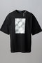 【予約販売】【UNISEX】Abstract Hand-Printed Prime-Over Stitched Crew Neck T-shirt/アブストラクトハンドプリントプライムオーバーステッチクルーネックTシャツ メゾンスペシャル/MAISON SPECIAL BLK(ブラック)