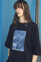 【予約販売】【UNISEX】Abstract Hand-Printed Prime-Over Stitched Crew Neck T-shirt/アブストラクトハンドプリントプライムオーバーステッチクルーネックTシャツ メゾンスペシャル/MAISON SPECIAL